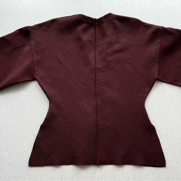 ZARA Khaite Inspired Brown 2-Piece Cardigan Sweater & Skirt Outfit Set - Picture 16 of 16